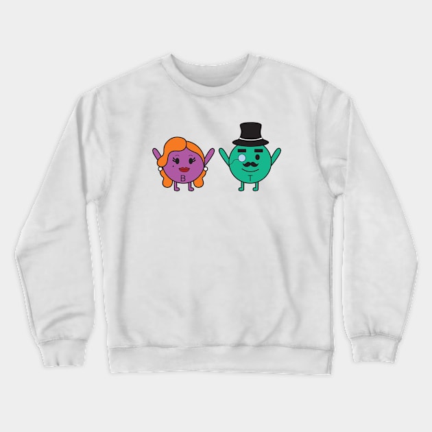 Beauty and Top Crewneck Sweatshirt by TheSubatomicP